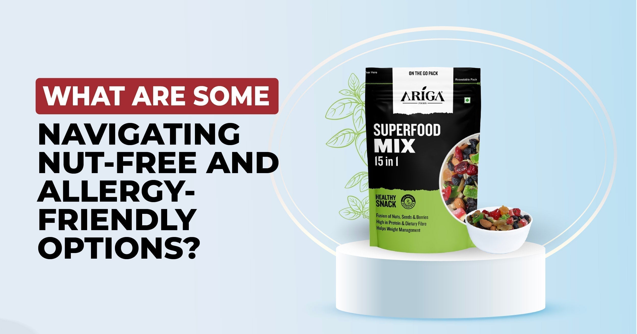 Trail Mixes and Allergies: Navigating Nut-Free and Allergy-Friendly Options