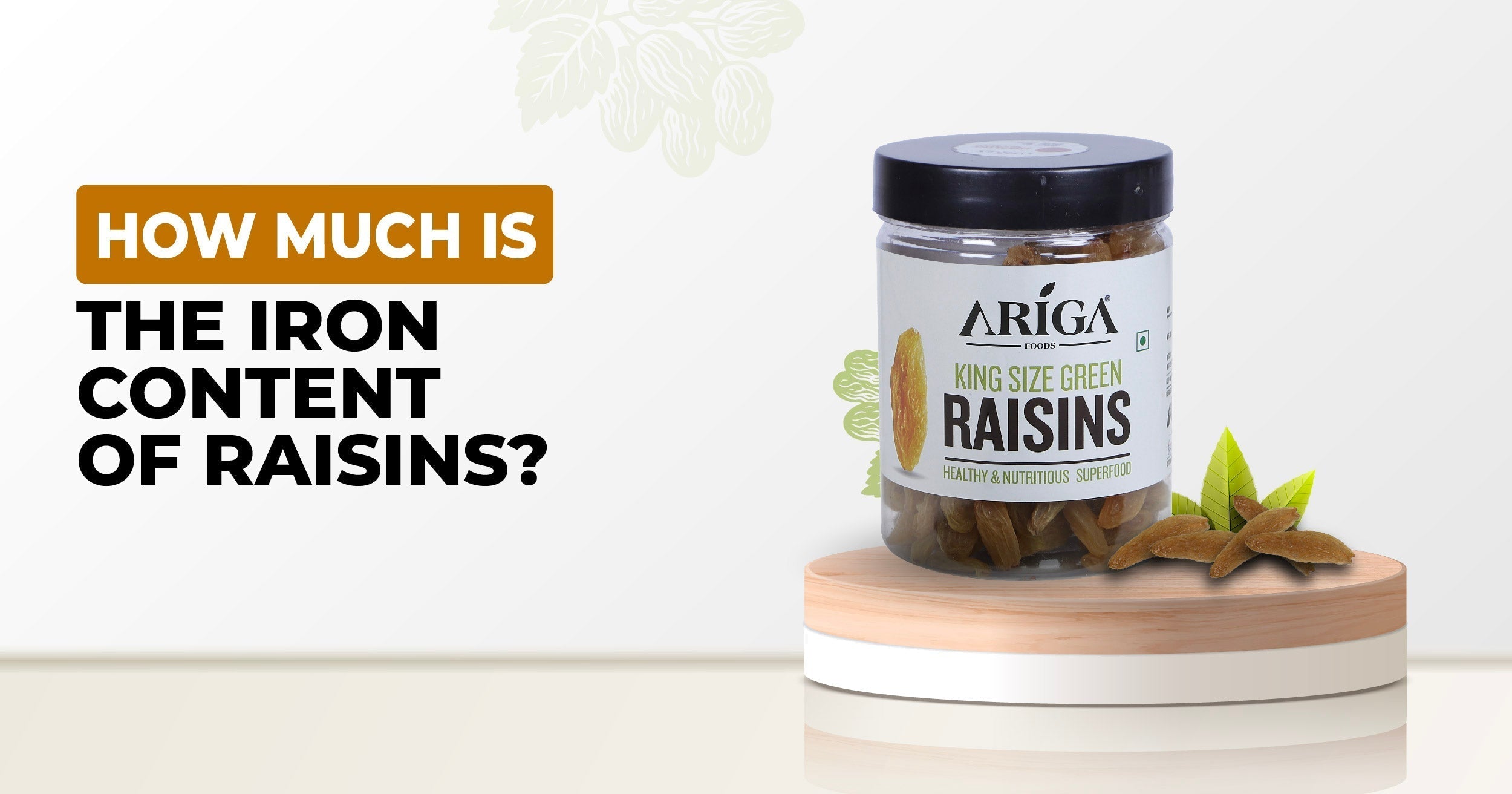 Raisins and Iron Deficiency: How they can Help