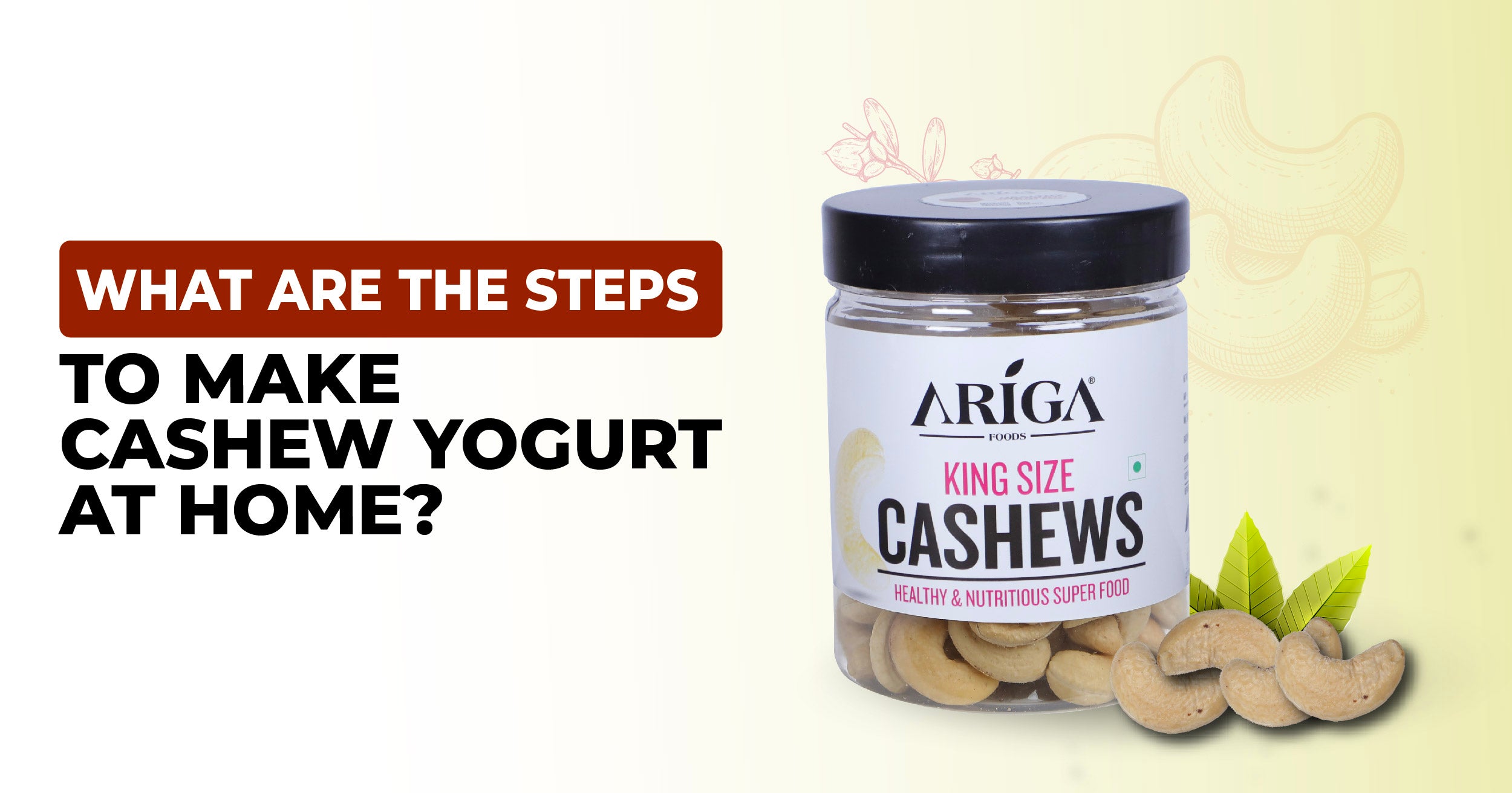 How to make cashew yogurt at home