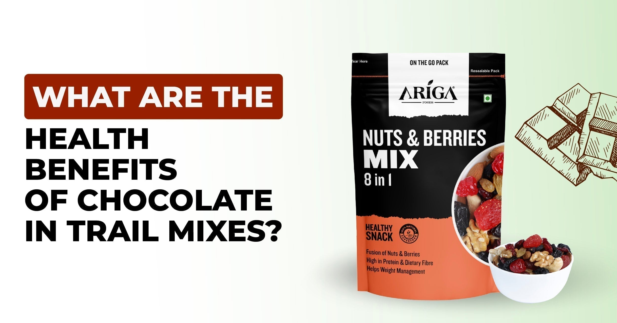 The Role of Chocolate in Trail Mixes: Health Benefits and Moderation