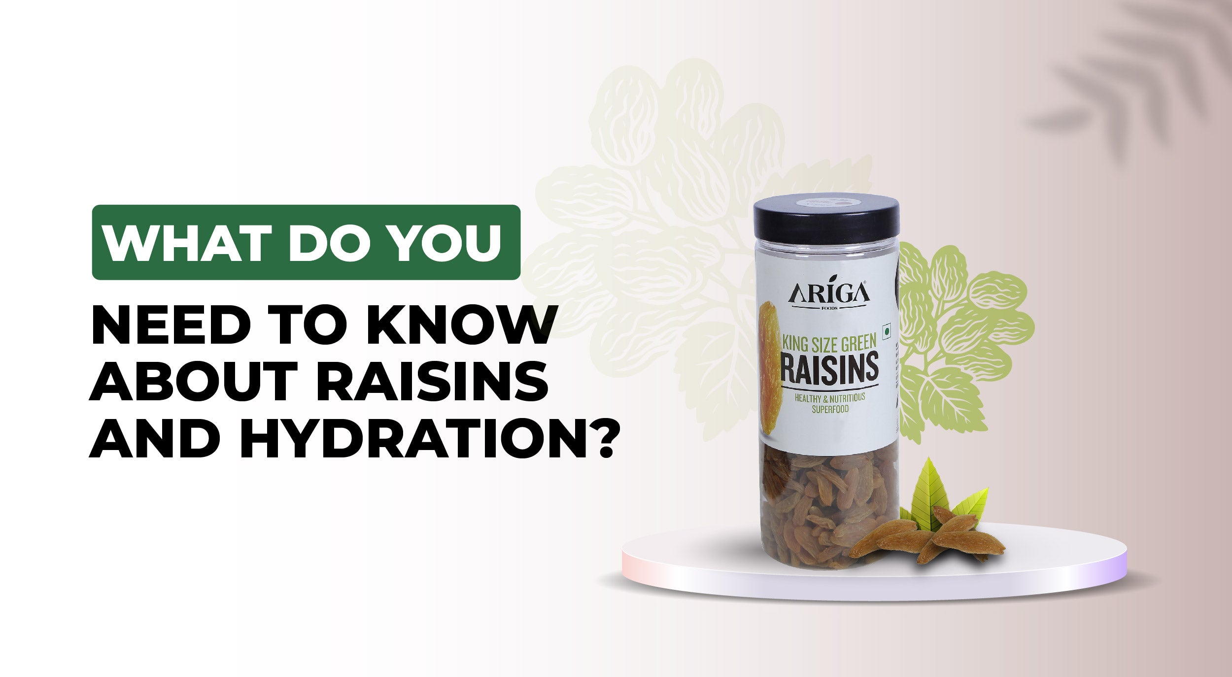 Raisins and the Importance of Hydration: What You Need to Know