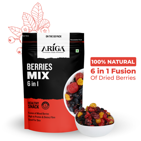 Premium dried berries mix 200g trail mix with healthy snack ingredients