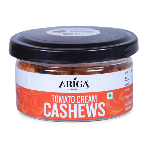 Tomato Cream Cashews 80g | Roasted 100% Premium Kaju