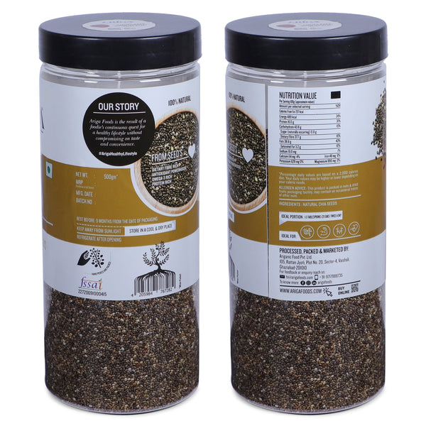 Raw Chia Seeds 500g 100 Premium Quality