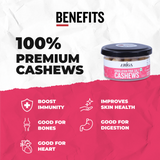 Himalayan Pink Salt Cashews 80g | Roasted 100% Premium Kaju