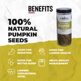 Roasted Pumpkin Seeds 500g- Natkhat Nimbu Flavour | Premium Quality