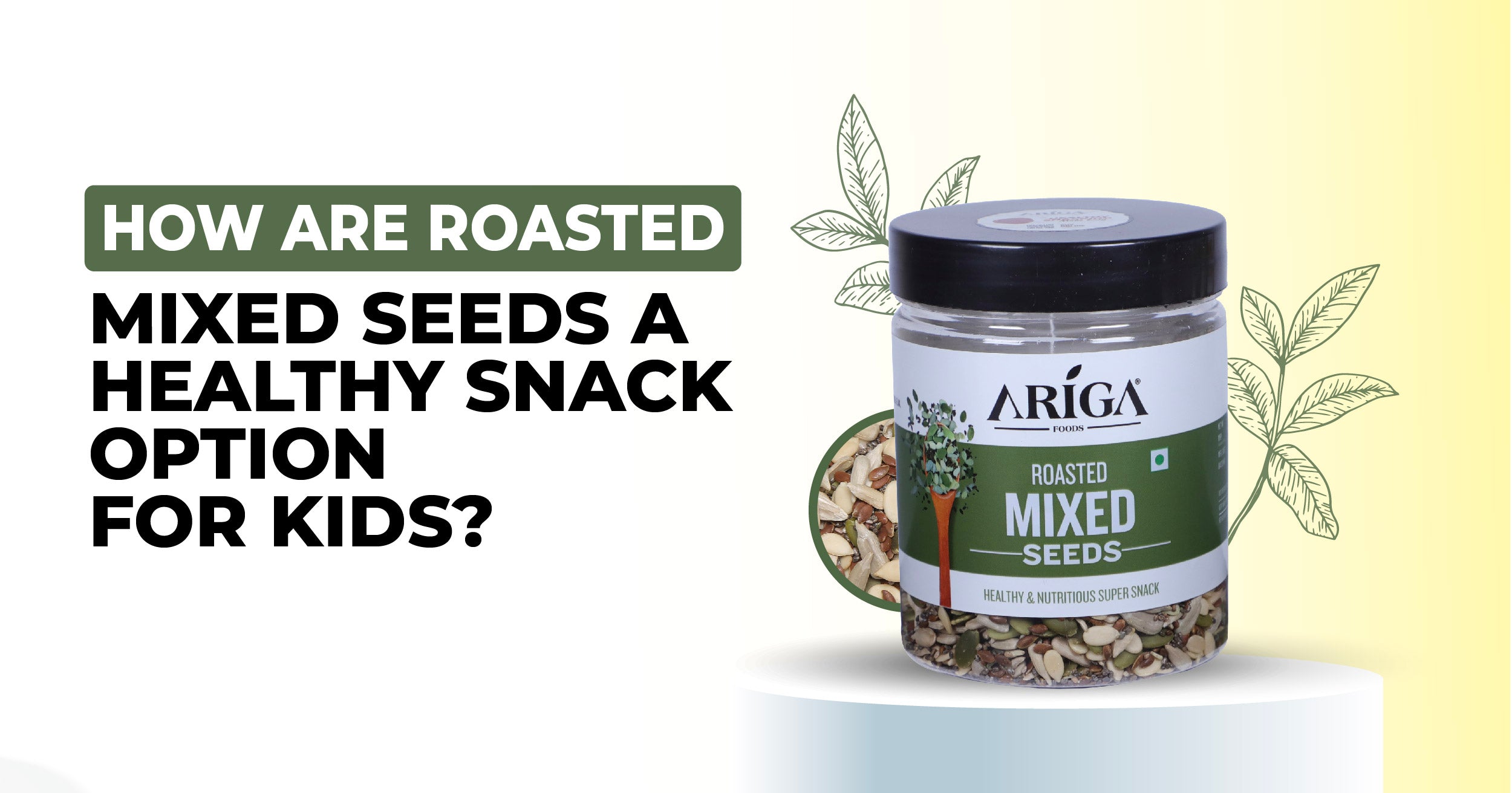 How are Roasted Mixed seeds a Healthy Snack Option for Kids
