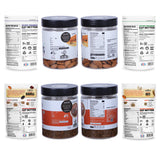 Ariga Foods Black Raisins, Almonds, Dried Kiwi, Granola Almonds, Roasted Flax Seeds & Oats Khatta Meetha | Combo Pack of 6