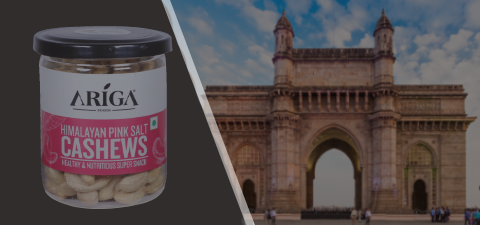 Himalayan Pink Salt Cashews in mumbai, Himalayan Pink Salt Cashews shop in mumbai market 