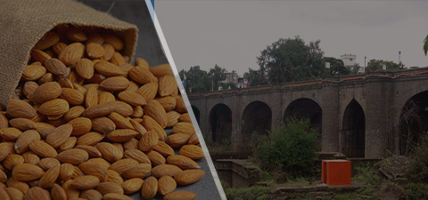 almond market in Pune