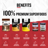 Ariga Foods Combo Pack of 5 Fruits Mix Granola Chocolate Nuts Flax Seeds & Raisins Packaged Neatly