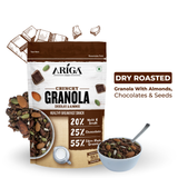 Crunchy granola chocolate almonds 200g healthy breakfast snack by Ariga Foods