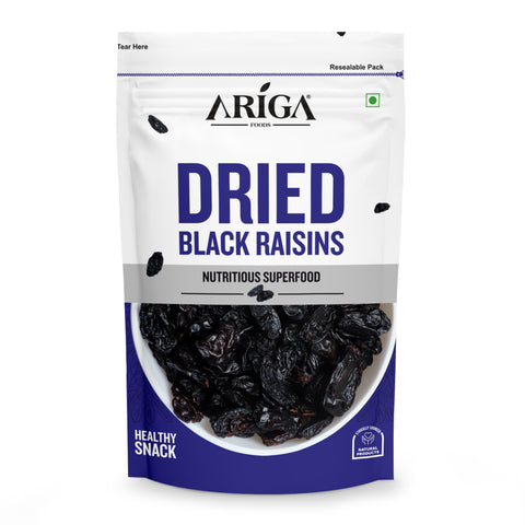 Premium Afghani Black Raisins 200g | Ariga Foods