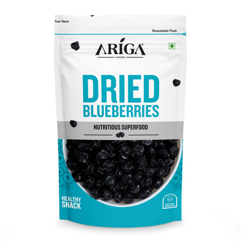 Premium Dried Californian Blueberries 150g | Ariga Foods