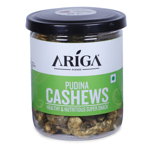 Pudina Cashews 200g | Roasted 100% Premium Kaju