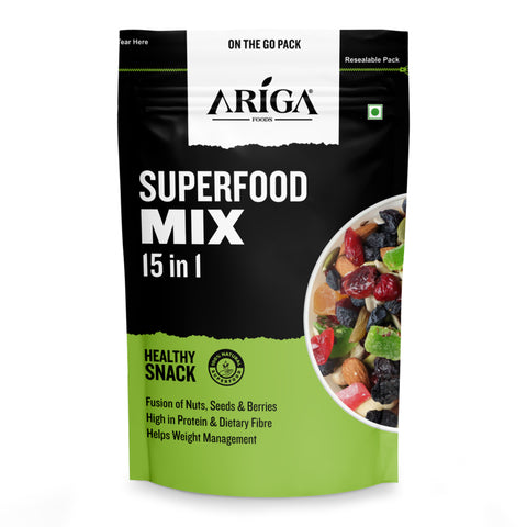 Premium Superfood Trail Mix 200g | Trail Mix 15 in 1 | Ariga Foods