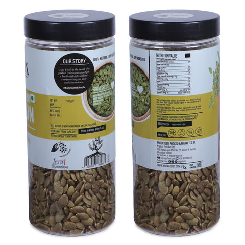 Roasted Pumpkin Seeds 500g- Natkhat Nimbu Flavour |  Premium Quality