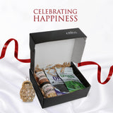Delight Diwali Gift Box Premium Dry Fruits- Nuts & Raisins | 4 Packs 680g | Ariga Foods