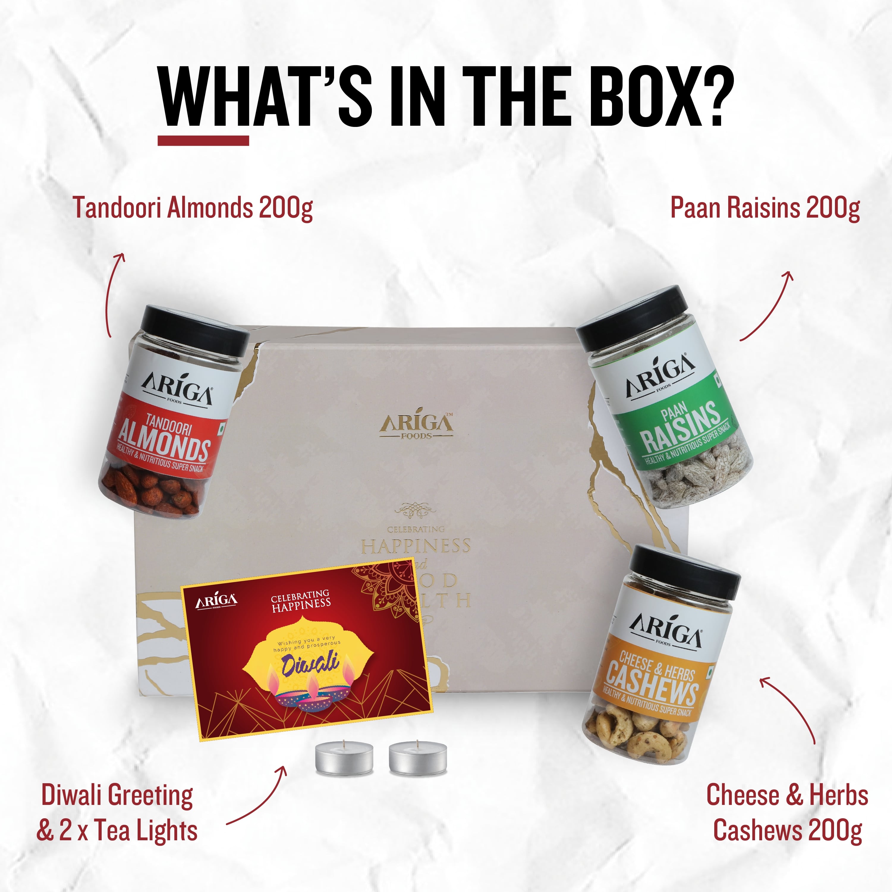 Ariga Foods Corporate gift items for Diwali