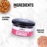 Himalayan Pink Salt Almonds 80g | Roasted 100% Premium Badam