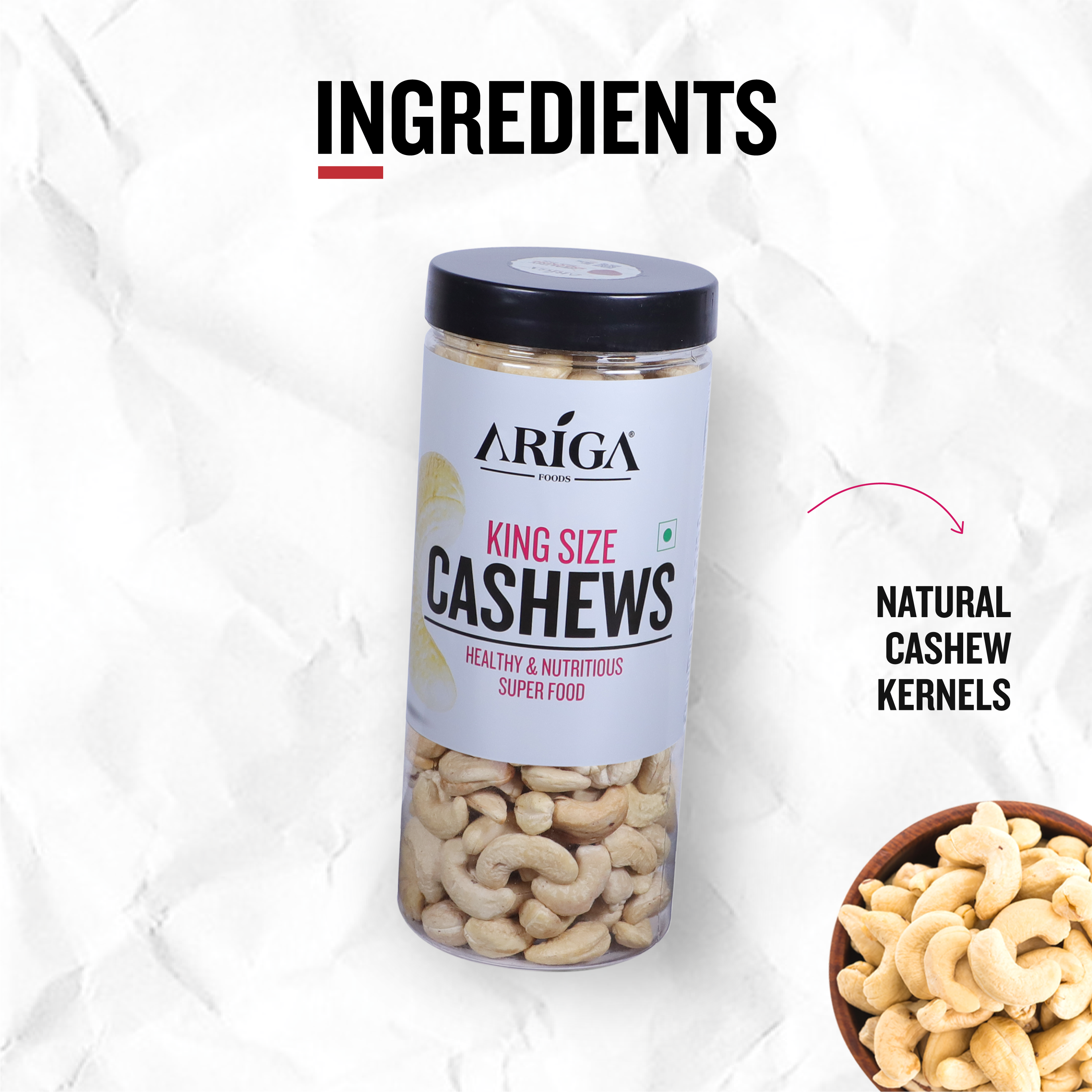 Premium Cashew Nuts 1kg kaju online 