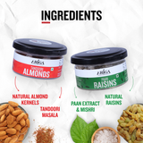 Tandoori Almonds 80g + Paan Raisins 100g (Dry Fruits Combo Pack 180g)