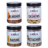 Ariga California Almonds - King Size cashew  Green Raisins  Pistachios
