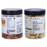Ariga Foods Natural California Almonds (Badam) and Cashews (Kaju) 400g (200g x 2) | Dry Fruits Combo Pack | Mixed Nuts Online