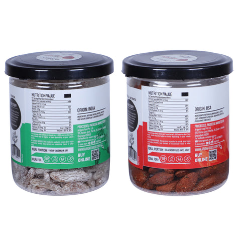Tandoori Almonds 200g + Paan Raisins 250g (Dry Fruits Combo Pack 450g)
