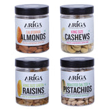 Ariga Foods Dry Fruits Combo 850g with almonds, cashews, pistachios and raisins
