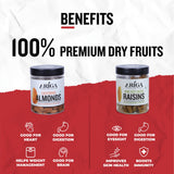 Almonds and raisins combo pack 450g Ariga Foods healthy dry fruits mix
