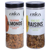 Premium dry fruits combo pack with California almonds and king size raisins