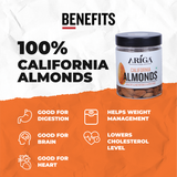 Ariga Foods California almonds 200g premium dry fruits hygienically packed jar