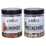 Ariga Foods California almonds and pistachios combo pack premium dry fruits