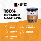 Bowl of cheese herbs roasted cashews healthy kaju snack premium dry fruits