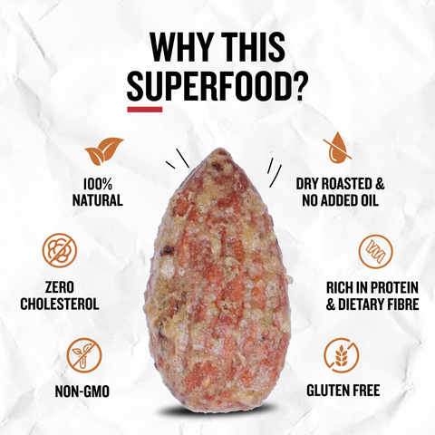 Cheese flavoured roasted almonds 200g premium badam crunchy healthy snack pack