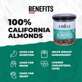 Bowl of cream onion roasted almonds healthy badam snack rich in protein