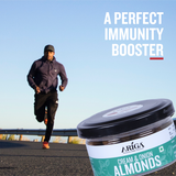 Cream and onion almonds healthy snack supporting immunity booster daily nutrition