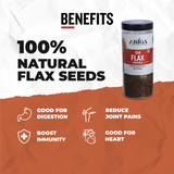 Premium raw flax seeds alsi texture healthy fiber rich superfood