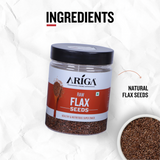 Ariga Foods flax seeds 200g alsi premium quality healthy seed packaging
