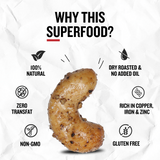 Immunity boosting black pepper cashews perfect for healthy snacking