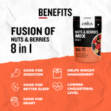 Ariga Foods premium nuts berries mix 200g pack healthy trail mix snack packaging