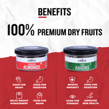 Premium paan raisins and tandoori almonds with health benefits