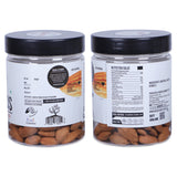 Bowl filled with fresh California almonds healthy protein rich dry fruits snack