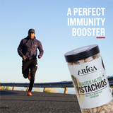 Roasted salted pistachios crunchy pista healthy dry fruits snack