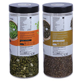 Pumpkin chia seeds rich in protein and nutrients ideal for weight loss snack