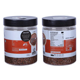 Natural whole flax seeds alsi texture rich fiber healthy plant based seeds