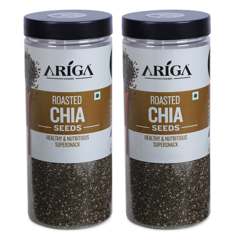 Premium Roasted Chia Seeds 1kg pack, healthy superfood for India