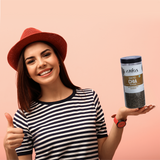 Roasted chia seeds in smoothie bowl, nutritious breakfast idea