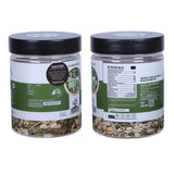 Roasted mixed seeds texture sunflower pumpkin flax nutritious snack